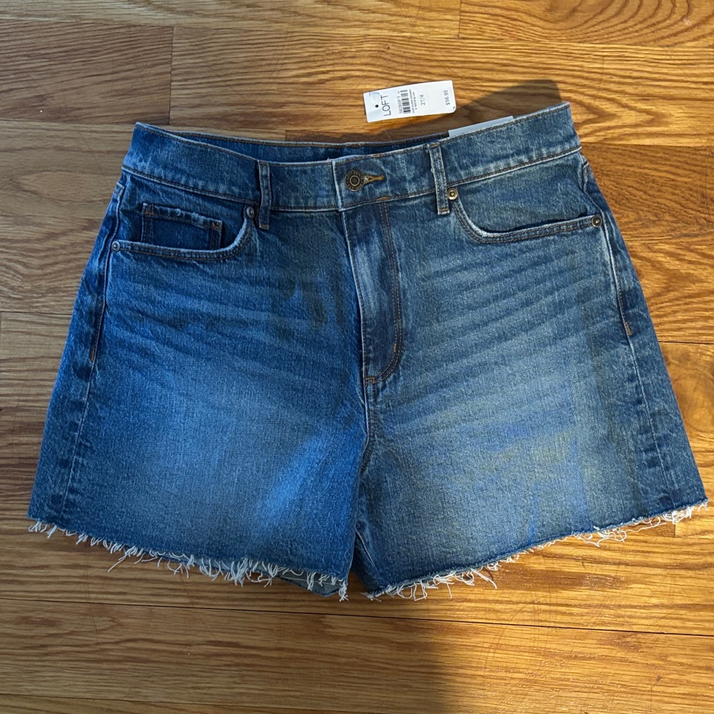Loft The Cut Off Short - High Rise Nwt